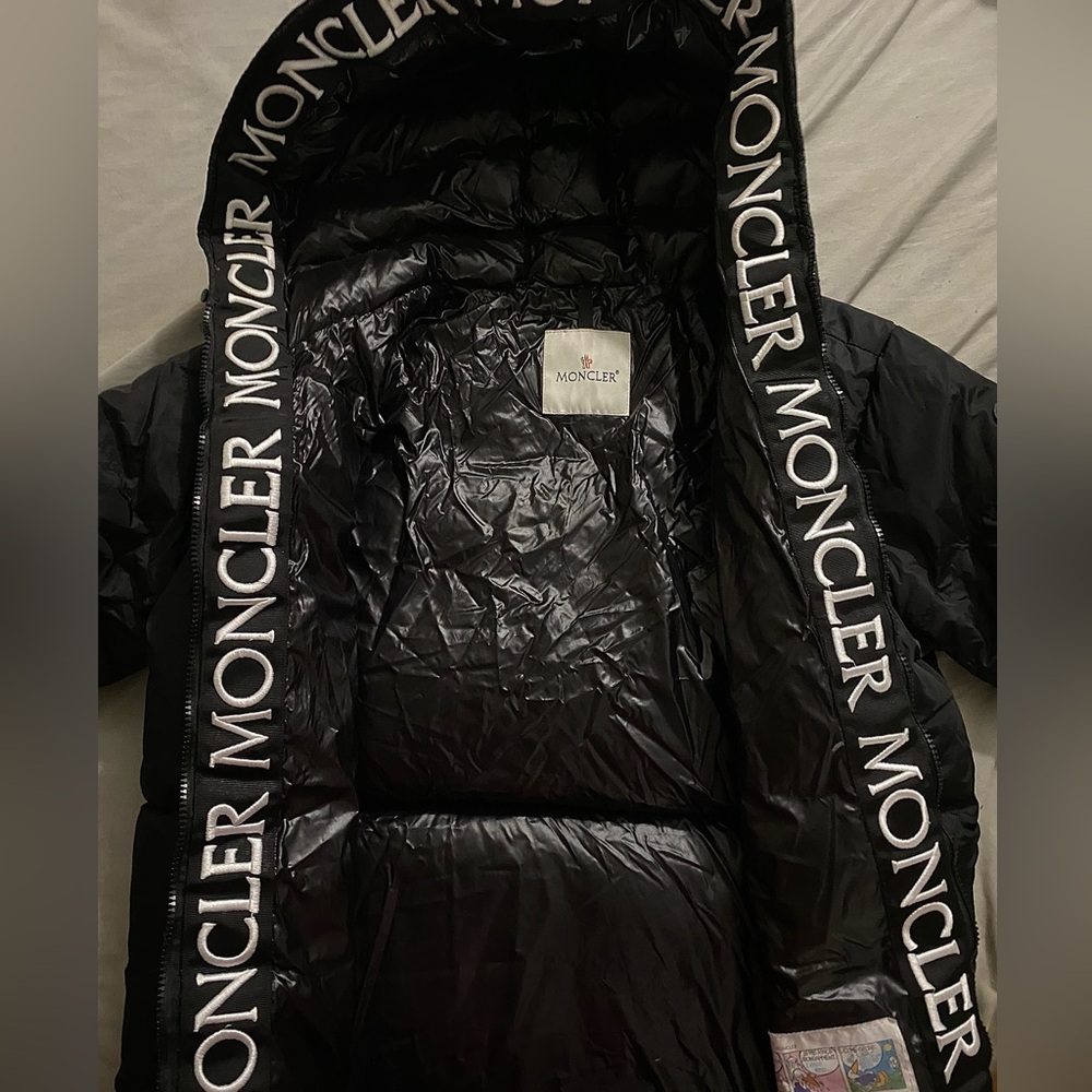 moncler black puffer jacket